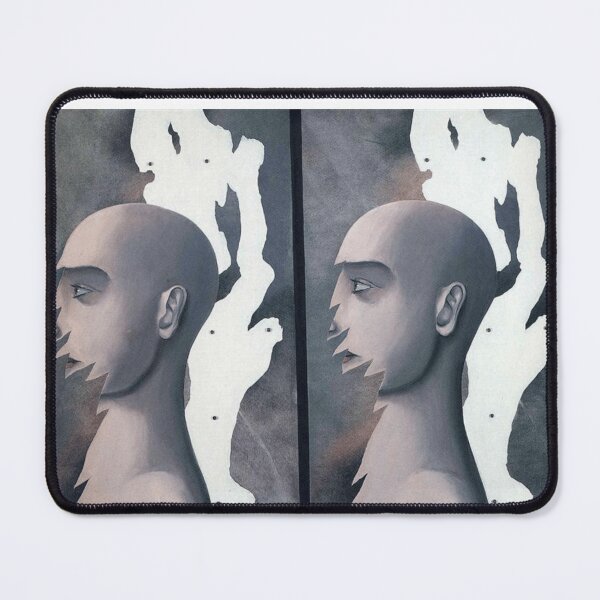 Item preview, The Female Thief Magritte Surreal Portrait designed and sold by MirelaSorescu.