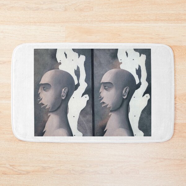 Item preview, The Female Thief Magritte Surreal Portrait designed and sold by MirelaSorescu.