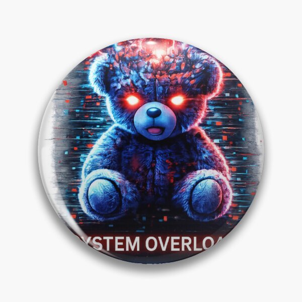 Item preview, Cyberpunk Glitch Teddy Bear – System Overload Aesthetic Shirt designed and sold by unglaublichGut.