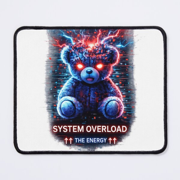 Item preview, Cyberpunk Glitch Teddy Bear – System Overload Aesthetic Shirt designed and sold by UnglaublichGut.