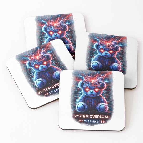 Item preview, Cyberpunk Glitch Teddy Bear – System Overload Aesthetic Shirt designed and sold by UnglaublichGut.