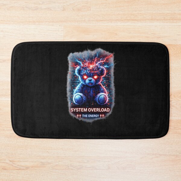 Item preview, Cyberpunk Glitch Teddy Bear – System Overload Aesthetic Shirt designed and sold by unglaublichGut.