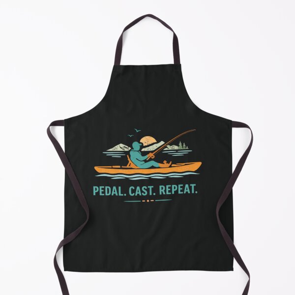 Item preview, Pedal Cast Repeat Kayak Fishing Shirt Outdoor Angler Tee designed and sold by maxiprom.