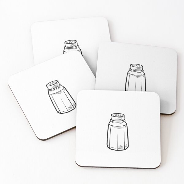 Item preview, Salt shaker sits on a plain surface at a dining table during a meal preparation scene in a kitchen setting designed and sold by Ms. Iryna.