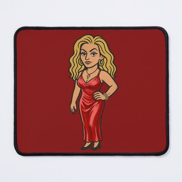 Item preview, The Sopranos Family Cuties - JERSEY FIRST LADY // Adriana Red Dress Edition designed and sold by CleverCulture.