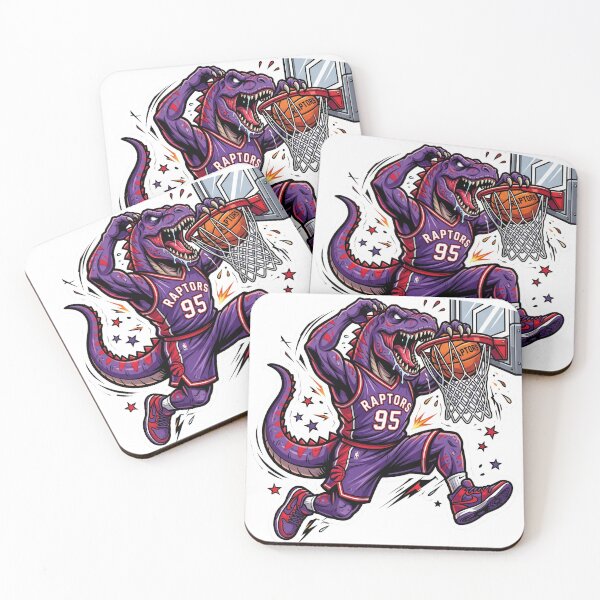 Item preview, Basket-Dino Jams It Down - T-Rex Basketball Slam Dunk Sticker designed and sold by Pandora´s Box.