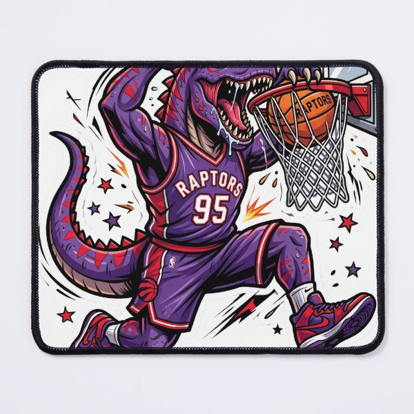 Item preview, Basket-Dino Jams It Down - T-Rex Basketball Slam Dunk Sticker designed and sold by Pandora´s Box.