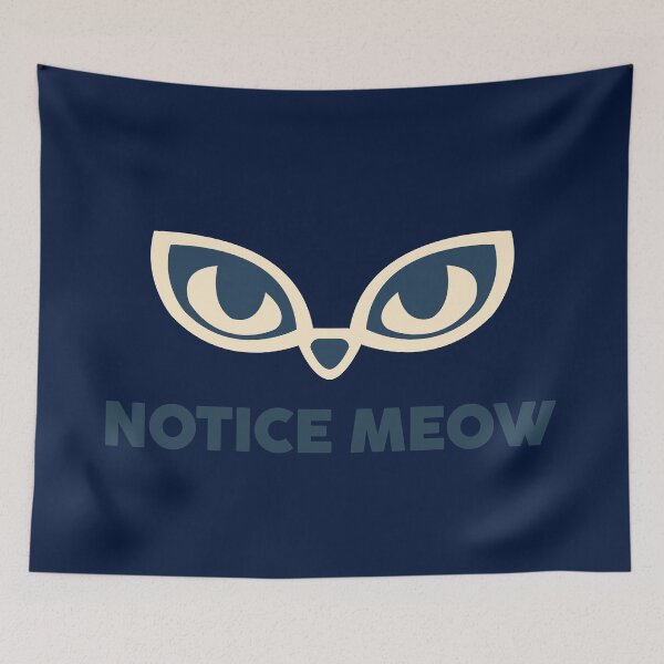 Item preview, Notice Meow designed and sold by elife.ds.