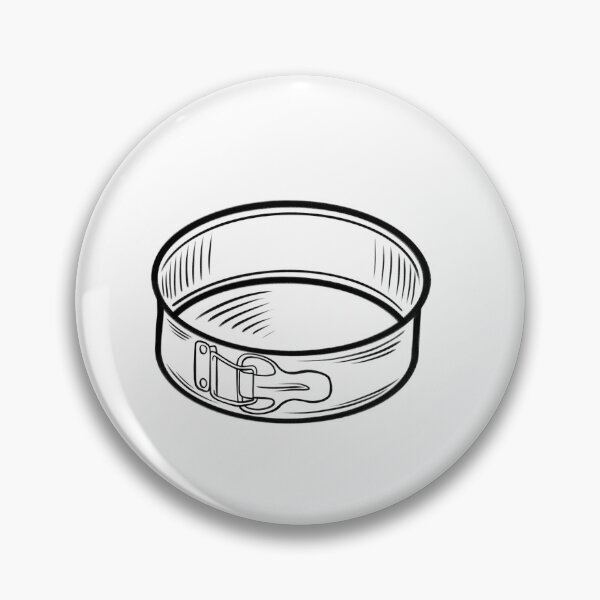Item preview, Round cake pan sits on a white background and shows clear design features and a buckle for easy release in baking designed and sold by Ms. Iryna.