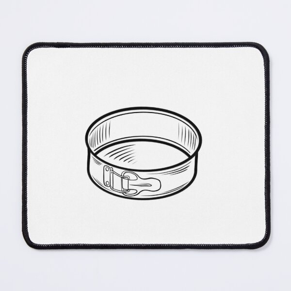Item preview, Round cake pan sits on a white background and shows clear design features and a buckle for easy release in baking designed and sold by Ms. Iryna.