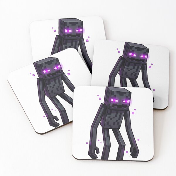 Item preview, Pixel Void Walker with Purple Glow - Enderman Inspired Sticker designed and sold by Pandora´s Box.