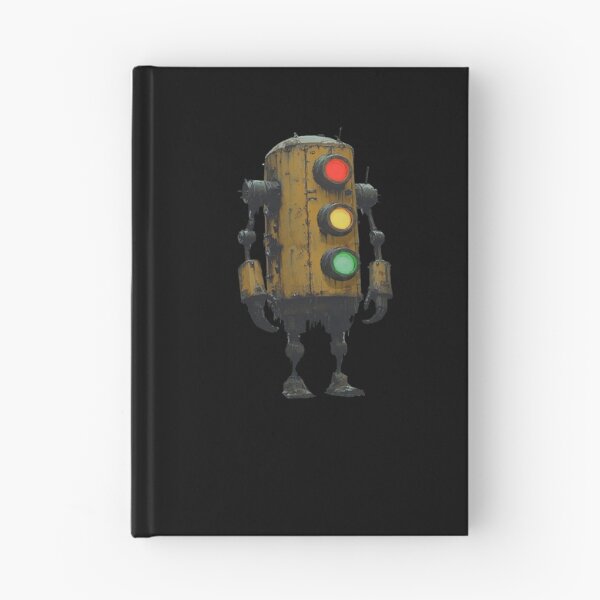 Item preview, stop go traffic robot logo designed and sold by VWscout2.