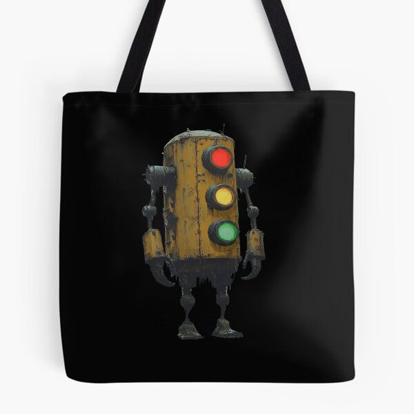 Item preview, stop go traffic robot logo designed and sold by VWscout2.