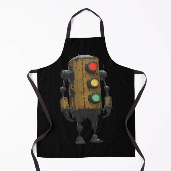 Item preview, stop go traffic robot logo designed and sold by VWscout2.