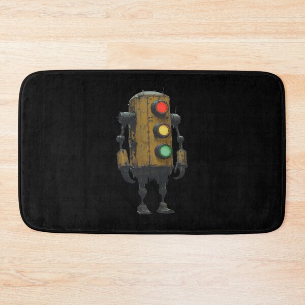 Item preview, stop go traffic robot logo designed and sold by VWscout2.
