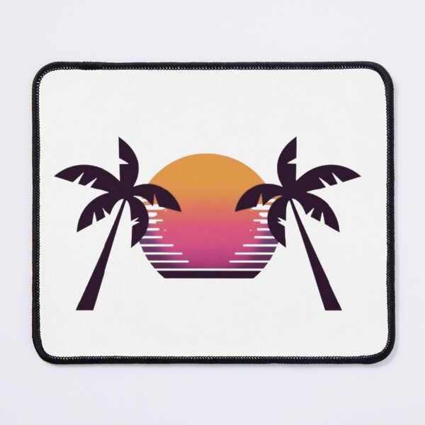 Item preview, Minimalist Palm Tree Sunset Retro Summer Vibes Design designed and sold by KaozTempest.
