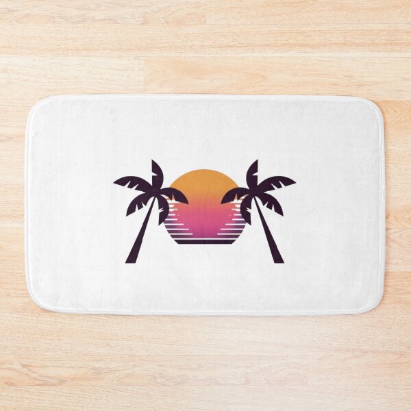 Item preview, Minimalist Palm Tree Sunset Retro Summer Vibes Design designed and sold by KaozTempest.