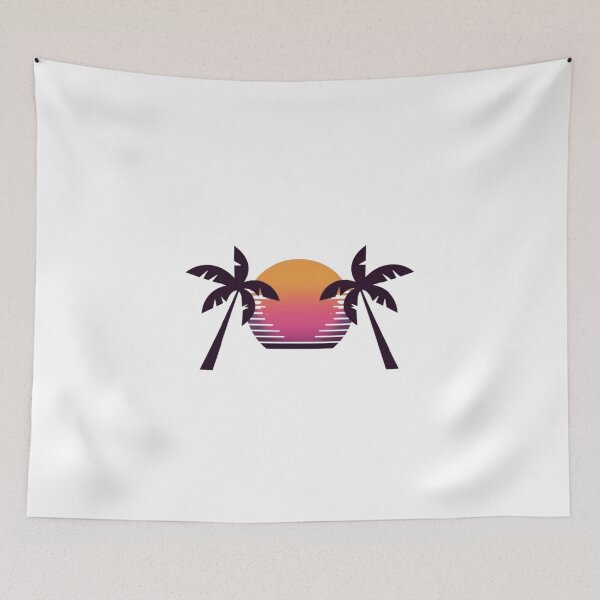 Item preview, Minimalist Palm Tree Sunset Retro Summer Vibes Design designed and sold by KaozTempest.