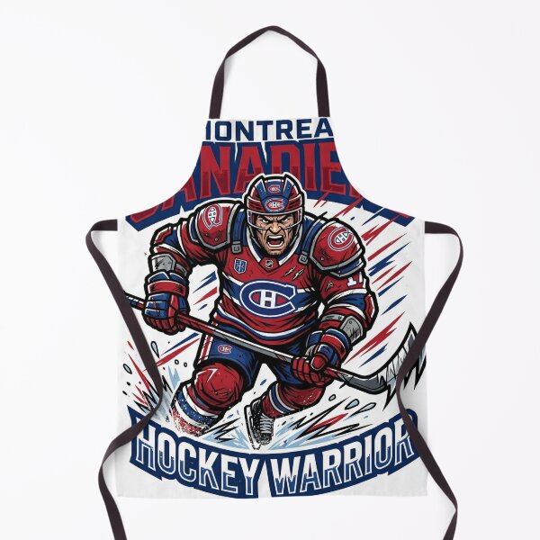 Item preview, Montreal Hockey Warrior on Ice - Retro Sport Sticker designed and sold by Pandora´s Box.