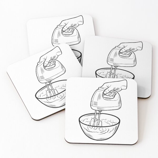 Item preview, Mixing batter with a hand mixer in a bowl on a kitchen counter during a cooking session designed and sold by Ms. Iryna.