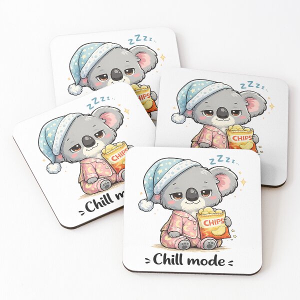 Item preview, Chill Mode Activated Koala designed and sold by AlvelinaCP.