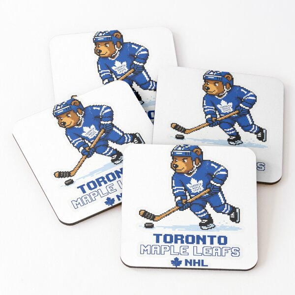 Item preview, Pixel Hockey Bear on Ice - Retro Toronto Game Fan Sticker designed and sold by Pandora´s Box.