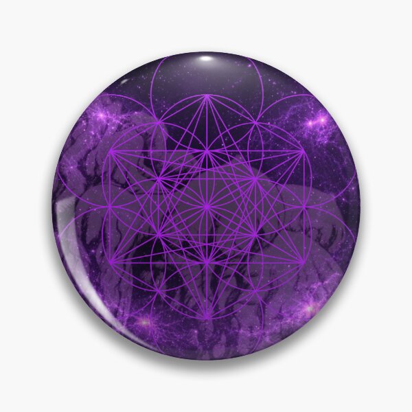 Item preview, Berserk Inspired Demon Summoning Sigil - Sacred Geometry Cosmic Purple Dark Fantasy Art designed and sold by GetGirlfriend.