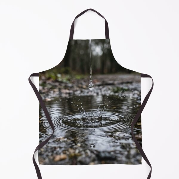 Item preview, Water droplet falling into a puddle – realistic close-up and motion effect. designed and sold by Malisa345.