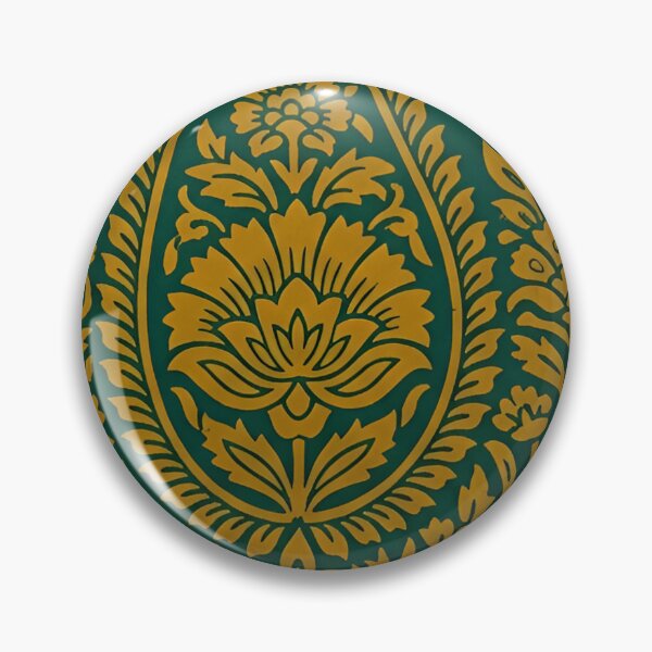 Item preview, Traditional Indian Paisley Block Print Floral Buta designed and sold by RajRang.