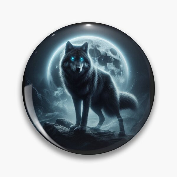 Item preview, Mystic Wolf – Moonlit Guardian designed and sold by Dogandesighn.