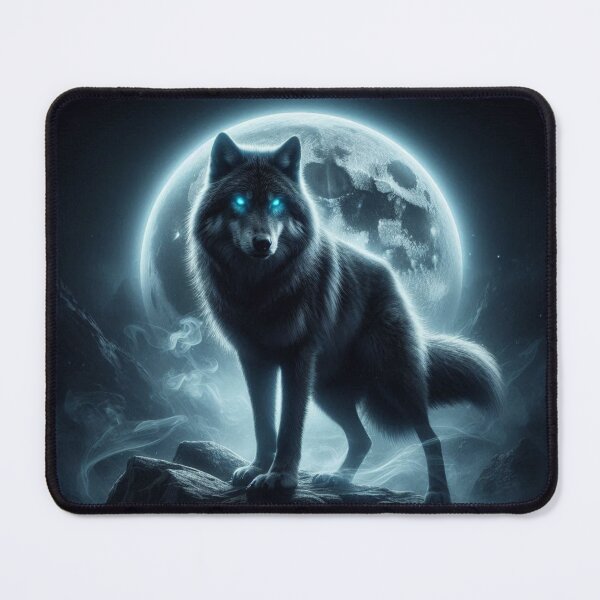 Item preview, Mystic Wolf – Moonlit Guardian designed and sold by Dogandesighn.