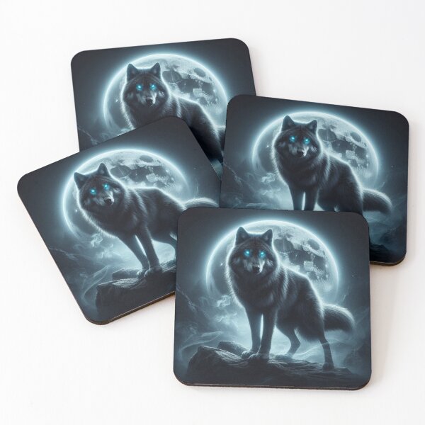 Item preview, Mystic Wolf – Moonlit Guardian designed and sold by Dogandesighn.