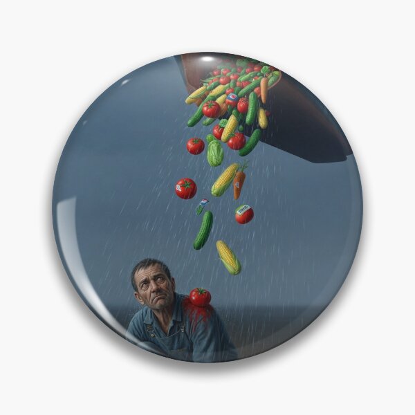 Item preview, Import Flood - French Farmer Drowned by Globalization designed and sold by Annnna's Shop.
