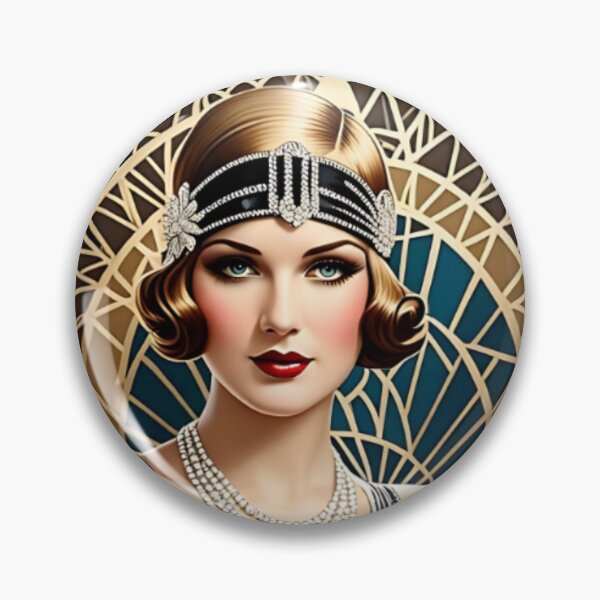 Item preview, Golden Age Elegance: The Art Deco Muse designed and sold by DaniStone22.