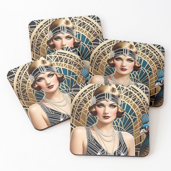 Item preview, Golden Age Elegance: The Art Deco Muse designed and sold by DaniStone22.