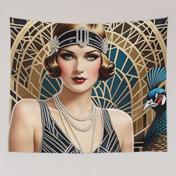 Item preview, Golden Age Elegance: The Art Deco Muse designed and sold by DaniStone22.