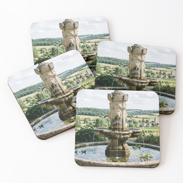 Item preview, A pretty fountain with a view in the background. designed and sold by Malisa345.