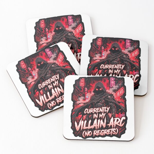 Item preview, Villain Arc Anime Quote – Dark Aesthetic Sticker designed and sold by Sam-Artsy.