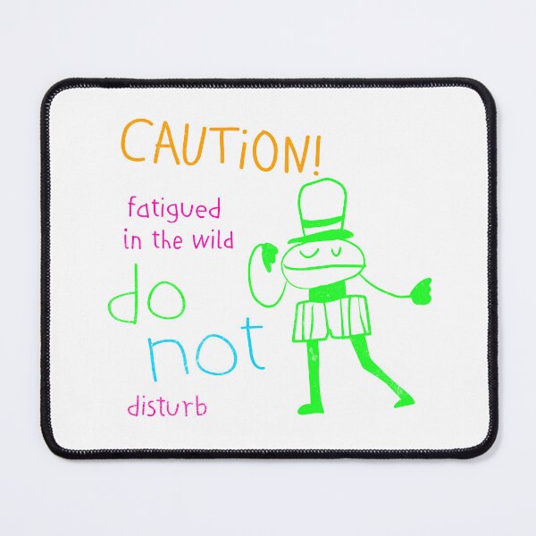 Item preview, Funny Chronic Illness Shirt Caution! Fatigued in the Wild Funny Naive Doodle Chronic Illness Humor Spoonie Life Burnout Humor designed and sold by RealLifeMerchies.
