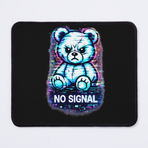 Item preview, Cyberpunk Glitch Teddy Bear – No Signal Aesthetic Shirt designed and sold by unglaublichGut.
