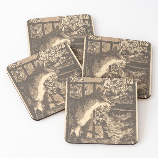 Item preview, Manet Cat Among Flowers | Vintage Cat Art designed and sold by GammaRay.