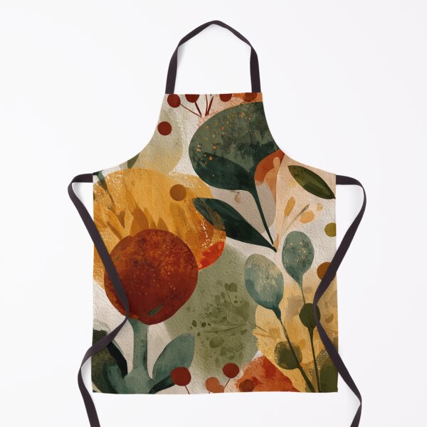 Item preview, Soft Romantic Abstract Whimsical Organic Floral Painting Pattern designed and sold by GrinGalore.