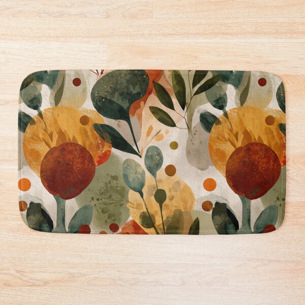 Item preview, Soft Romantic Abstract Whimsical Organic Floral Painting Pattern designed and sold by GrinGalore.