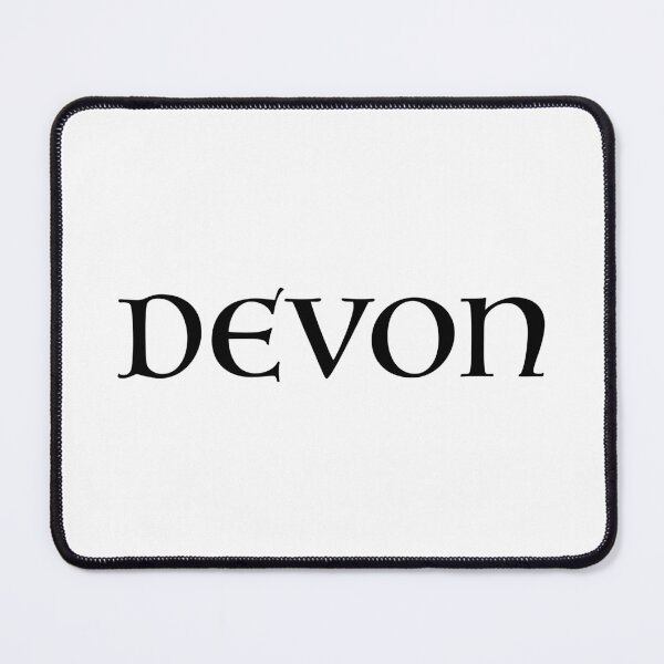 Item preview, Devon old medieval style text (Black) designed and sold by STUDIO-72.