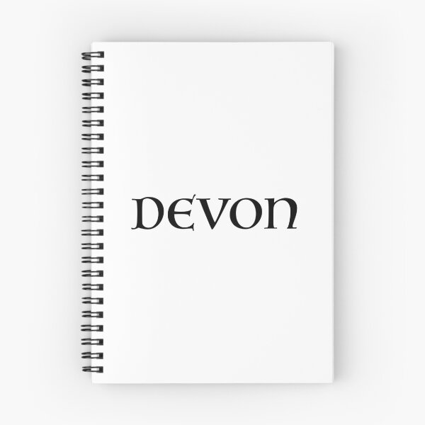 Item preview, Devon old medieval style text (Black) designed and sold by STUDIO-72.