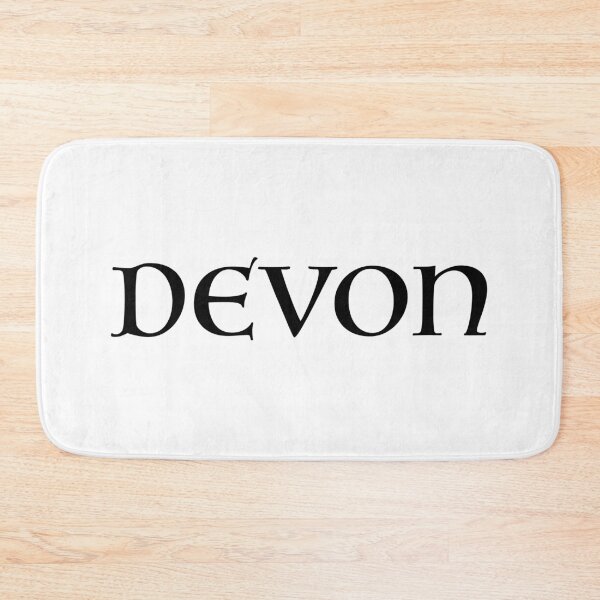 Item preview, Devon old medieval style text (Black) designed and sold by STUDIO-72.