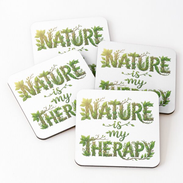 Item preview, Nature Is My Therapy Woodland Typography 02 designed and sold by cj-digital.