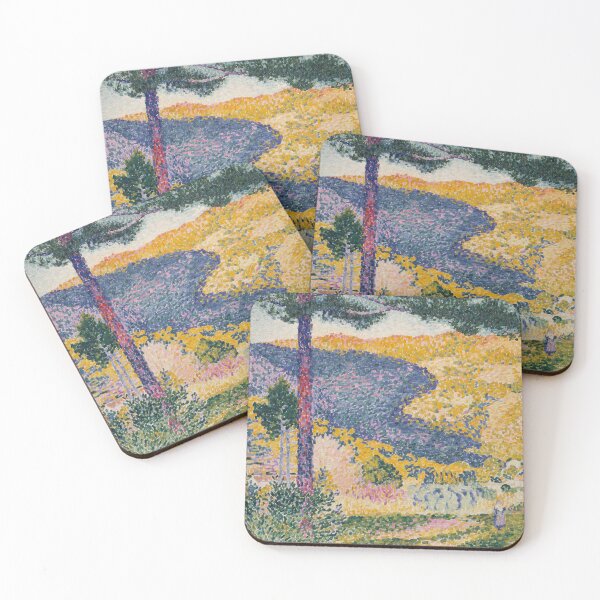 Item preview, Valley with Fir French Impressionist Painting - 1909 designed and sold by cheeseburgercat.