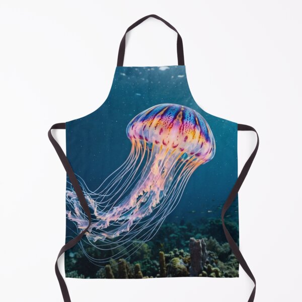 Item preview, Colorful jellyfish in the deep sea. designed and sold by Malisa345.