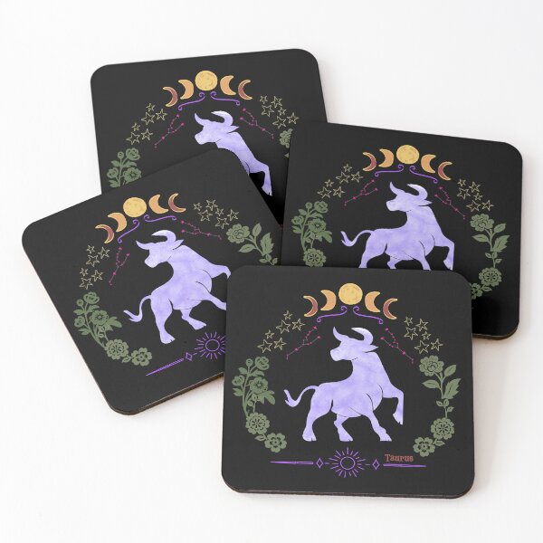 Item preview, Taurus Seazon Sign - Subtelle Minimalistic Gift  designed and sold by AtushaSpark.